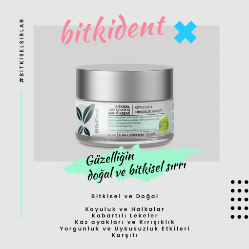 BitkiDent Bitkisel Göz Çevresi Kremi - Görsel 2