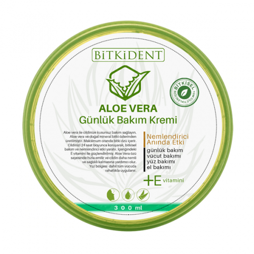 Bitkident Aloe Vera Nemlendirici Günlük Bakım Kremi